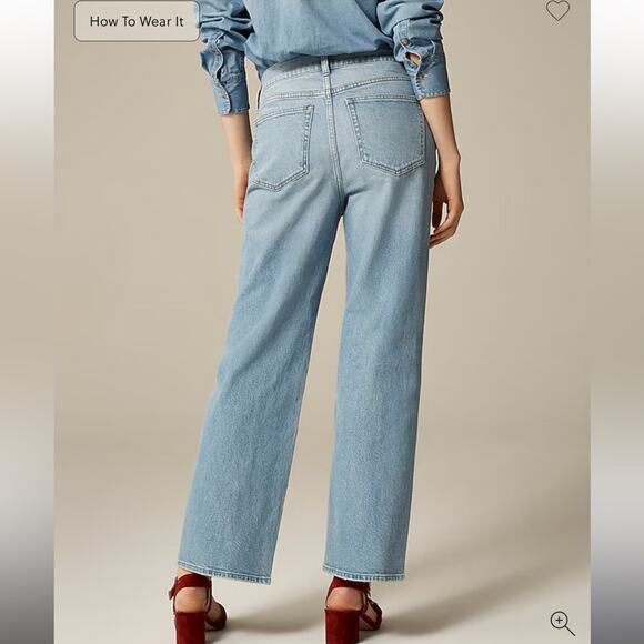 J. Crew Petite slim-wide jean Synniva Wash - Picture 3 of 9